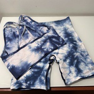 Sweaty Betty seamless bra and shorts